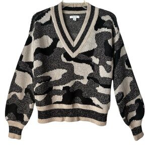 NINE WEST V Neckline Long Sleeves Small Knit Sweater BNWOT